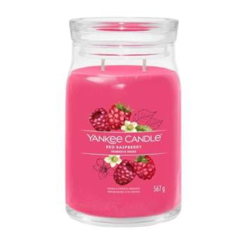 Yankee Candle Signature Red Raspberry Illatgyertya 567g kép