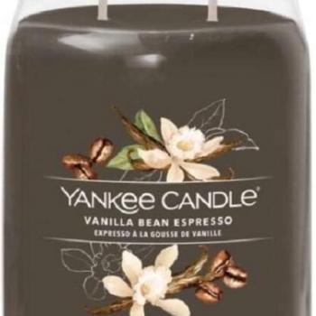 Yankee Candle Signature Vanilla Bean Espresso Illatgyertya 567g kép