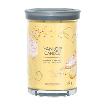 Yankee Candle Signature Vanilla Cupcake Illatgyertya Tumbler 567g kép