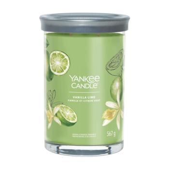 Yankee Candle Signature Vanilla Lime Tumbler Illatgyertya 567g kép