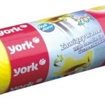 YORK szemeteszsák, vastag, 20 l, 30 db kép