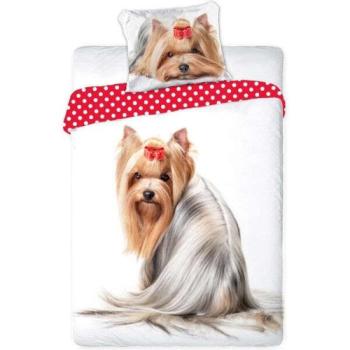 Yorkshire terrier ágynemű (pöttyös) kép