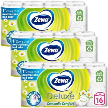 Zewa Deluxe Camomile Comfort 3 rétegű Toalettpapír 3x16 tekercs kép