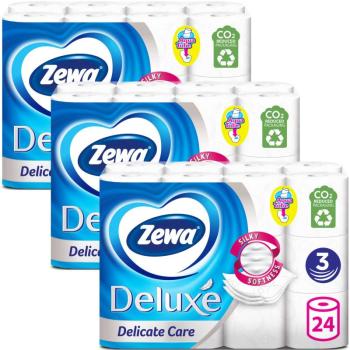 Zewa Deluxe Delicate Care 3 rétegű Toalettpapír 3x24 tekercs kép