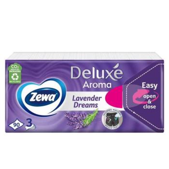 Zewa Deluxe Lavender Dreams illatosított papír zsebkendő, 3 réteg... kép