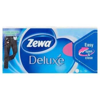 Zewa Deluxe papír zsebkendő 90db illatmentes (53606) kép