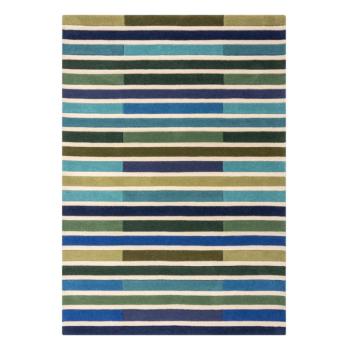 Zöld gyapjú szőnyeg 230x160 cm Piano - Flair Rugs kép