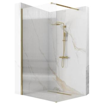 Zuhanyfal Walk-in Aero Intimo Rea K4124 90x200 gold brush kép