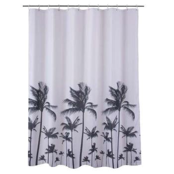 Zuhanyfüggöny - PALM TREE - Impregnált textil - 180 x 200 cm kép