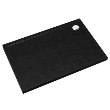 Zuhanytálca Caspar New Black Stone 80x100x4,5 3.2336/C/St kép