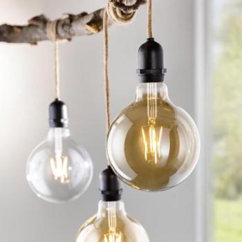 3 db LED-es függőlámpa Vintage kép