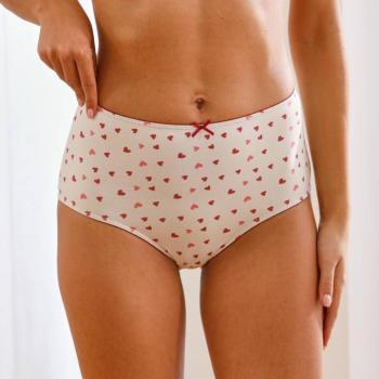 4 darabos pamut maxi bugyi szett szívecskés mintával kép