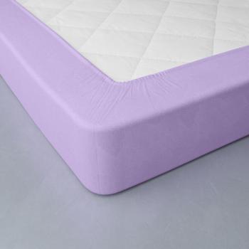 Egyszínű sztreccslepedő, flanel, 32 cm-es sarokmélységgel kép