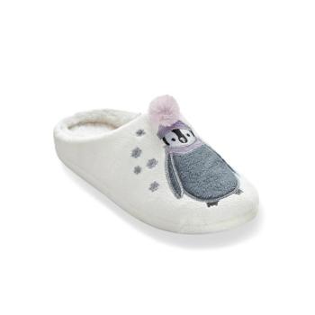 Fleece papucs Pingvin motívummal kép