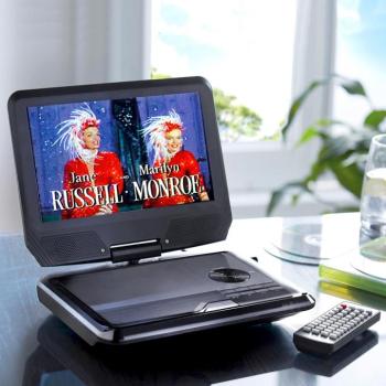 Hordozható 10 hüvelykes DVD-lejátszó kép