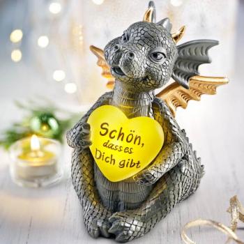 Kani sárkány LED szívvel kép