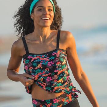 Úszó tankini top integrált melltartóval Nela kép