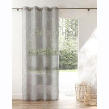 Voile függöny áttört makraméval és szemes végekkel kép